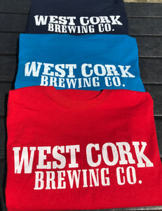 West Cork Brewing Company T- Shirt - Blue