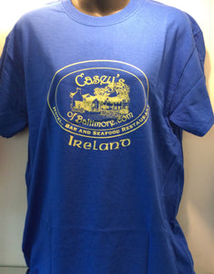 T- Shirt - Casey's of Baltimore  Logo - Blue